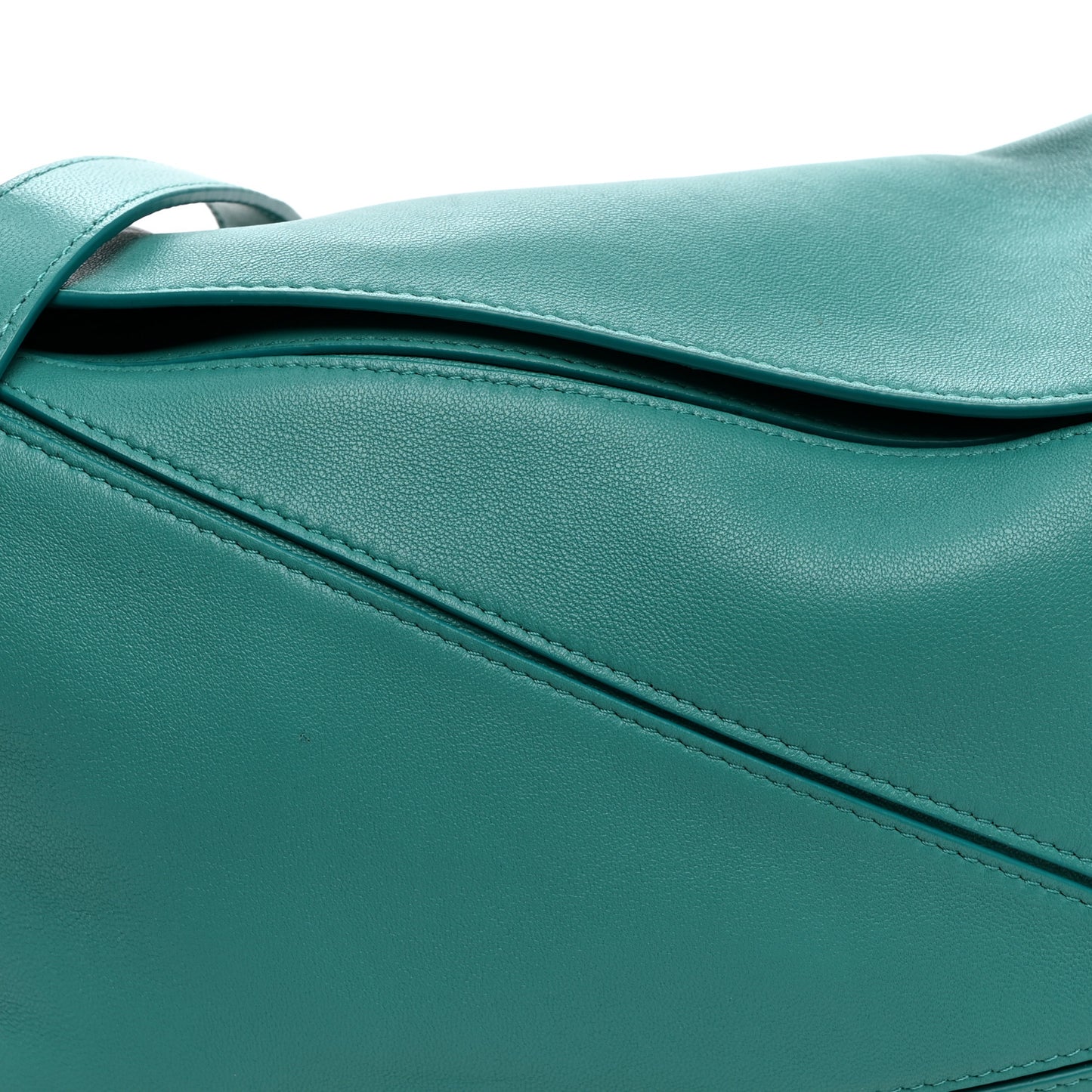 Nappa Lambskin Small Featherlight Puzzle Bag Aquamarine