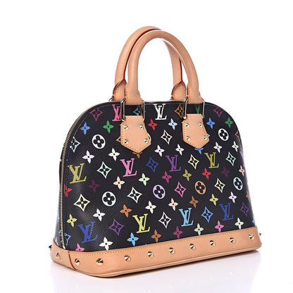 Louis Vuitton Monogram Multicolor Alma Black 3 of 13
