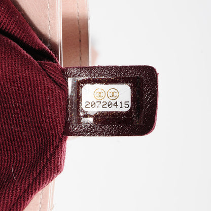 Chanel Glazed Calfskin Duo Color Clutch Light Pink 8 of 9