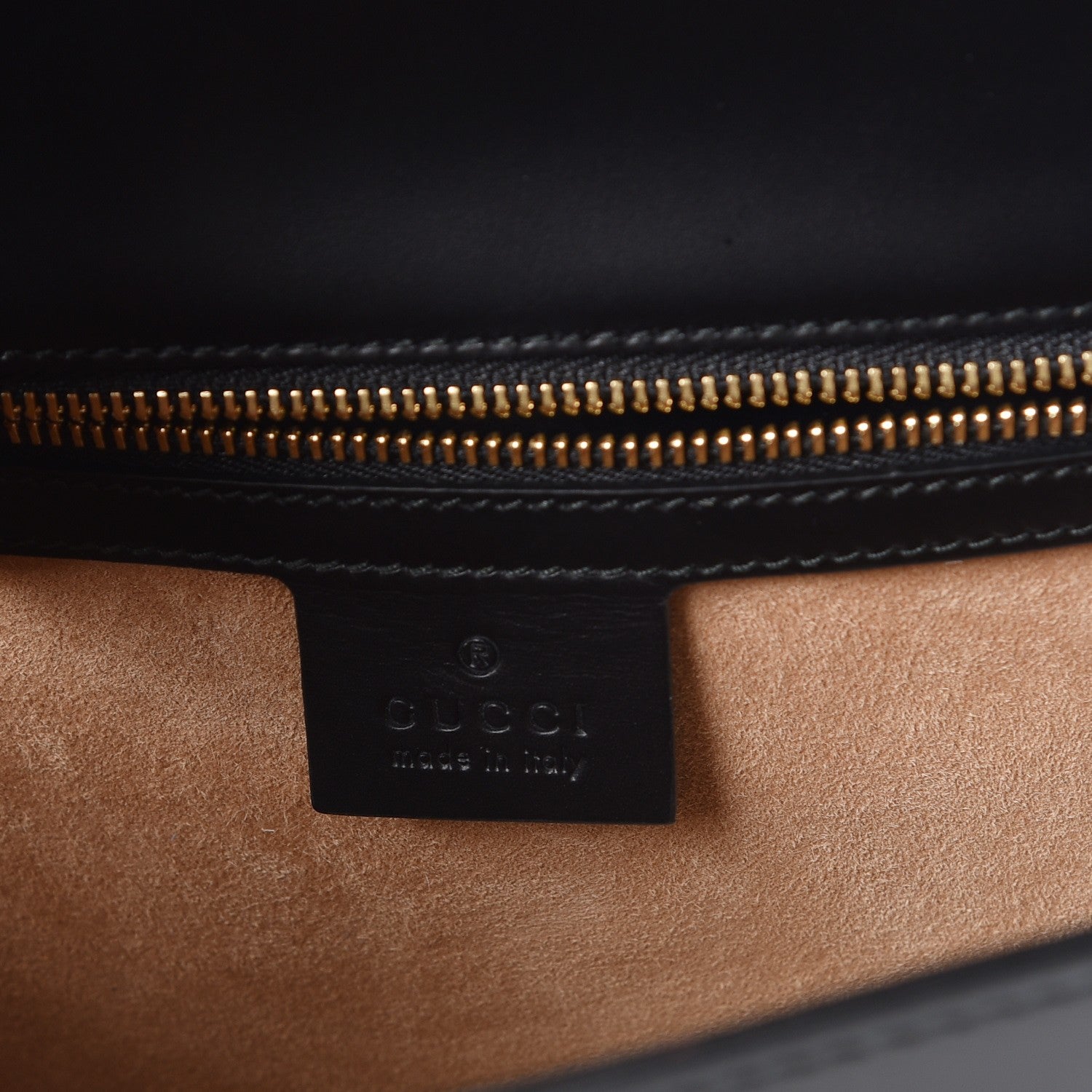 Gucci Calfskin Small Sylvie Shoulder Bag Black 7 of 9