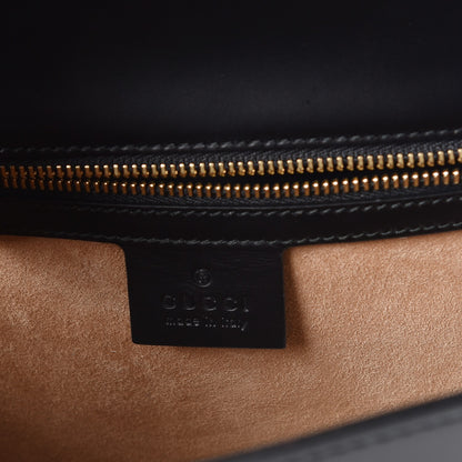 Gucci Calfskin Small Sylvie Shoulder Bag Black 7 of 9