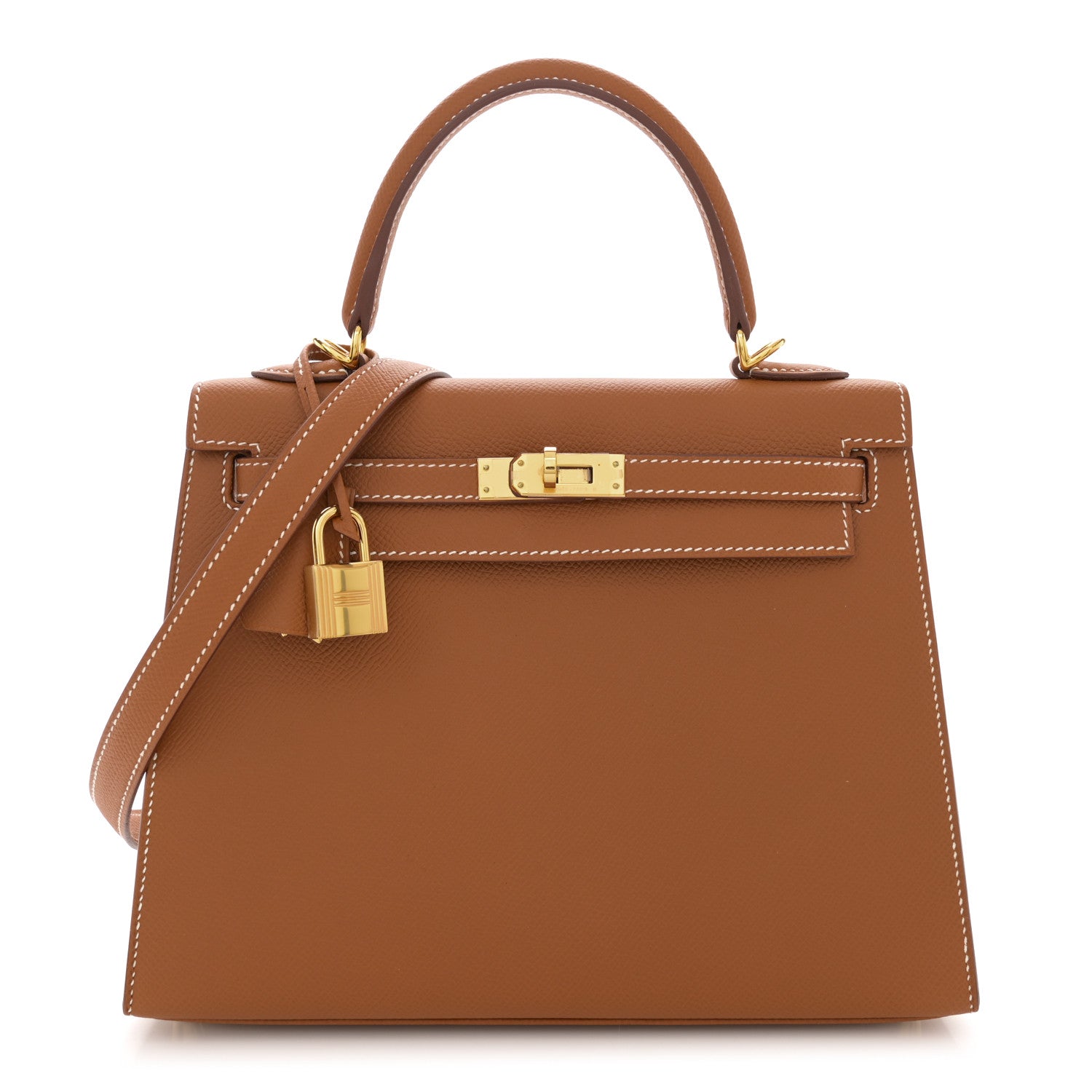 Hermes Epsom Kelly Sellier 25 Gold 1 of 12