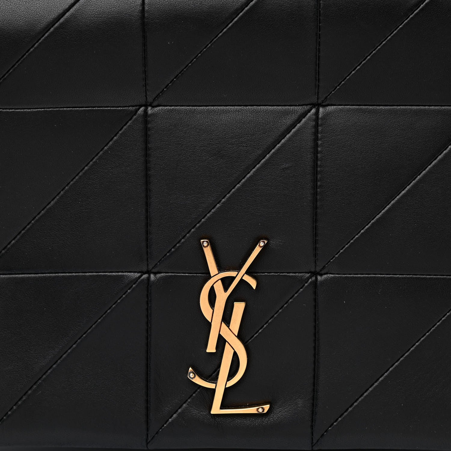 Saint Laurent Lambskin Patchwork Monogram Large Jamie Black 8 of 10