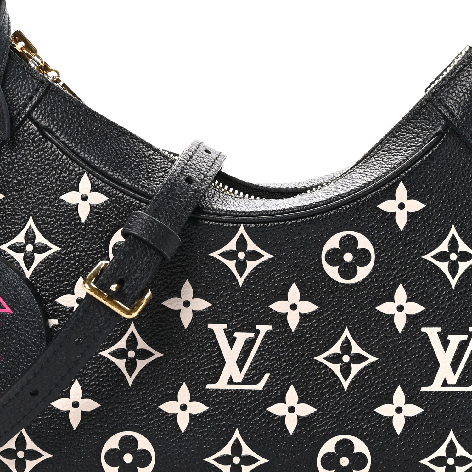 Louis Vuitton Empreinte Monogram Spring in the City Bagatelle NM Black White Pink 7 of 10