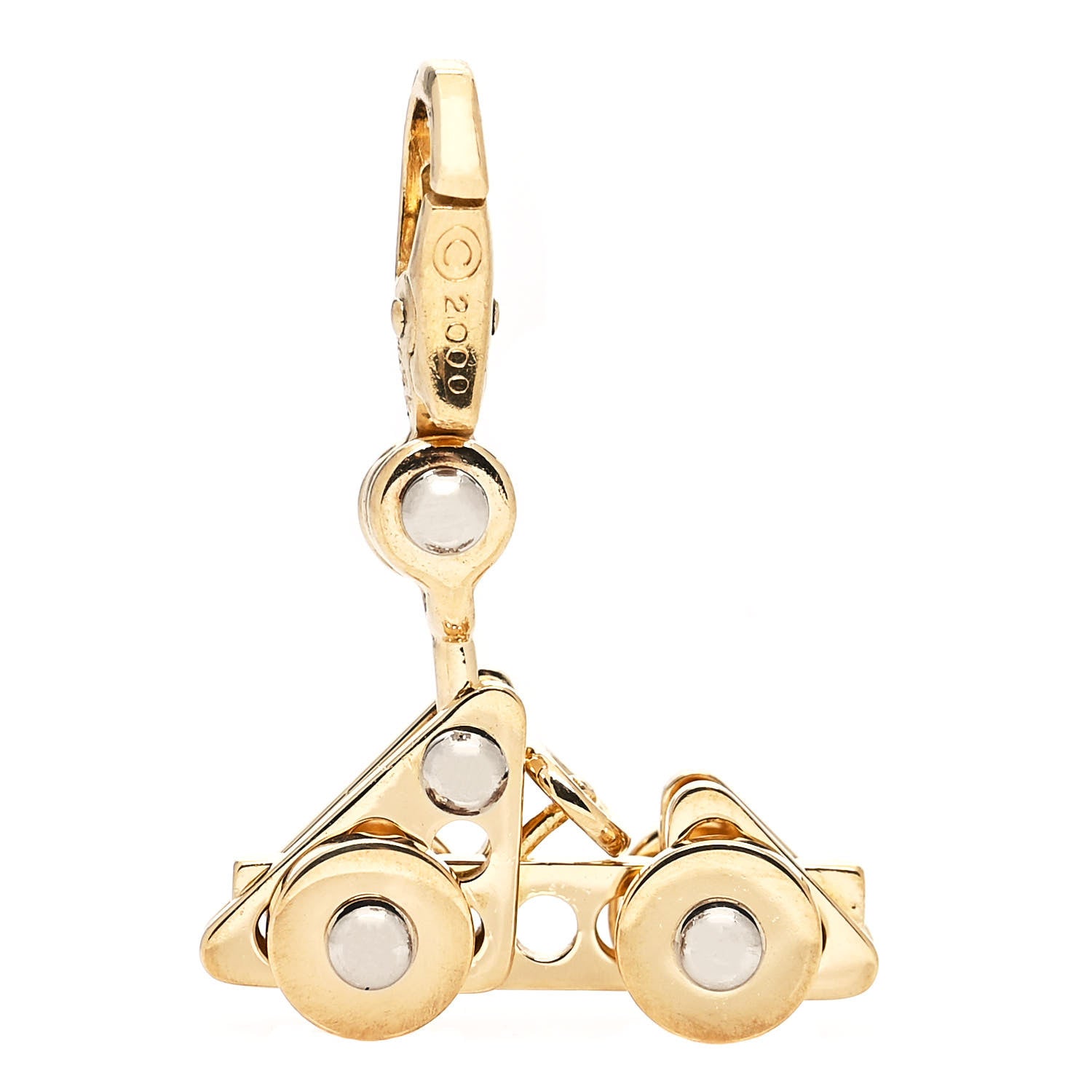 Cartier 18K Yellow Gold Baby Toys Car Charm 1 of 6