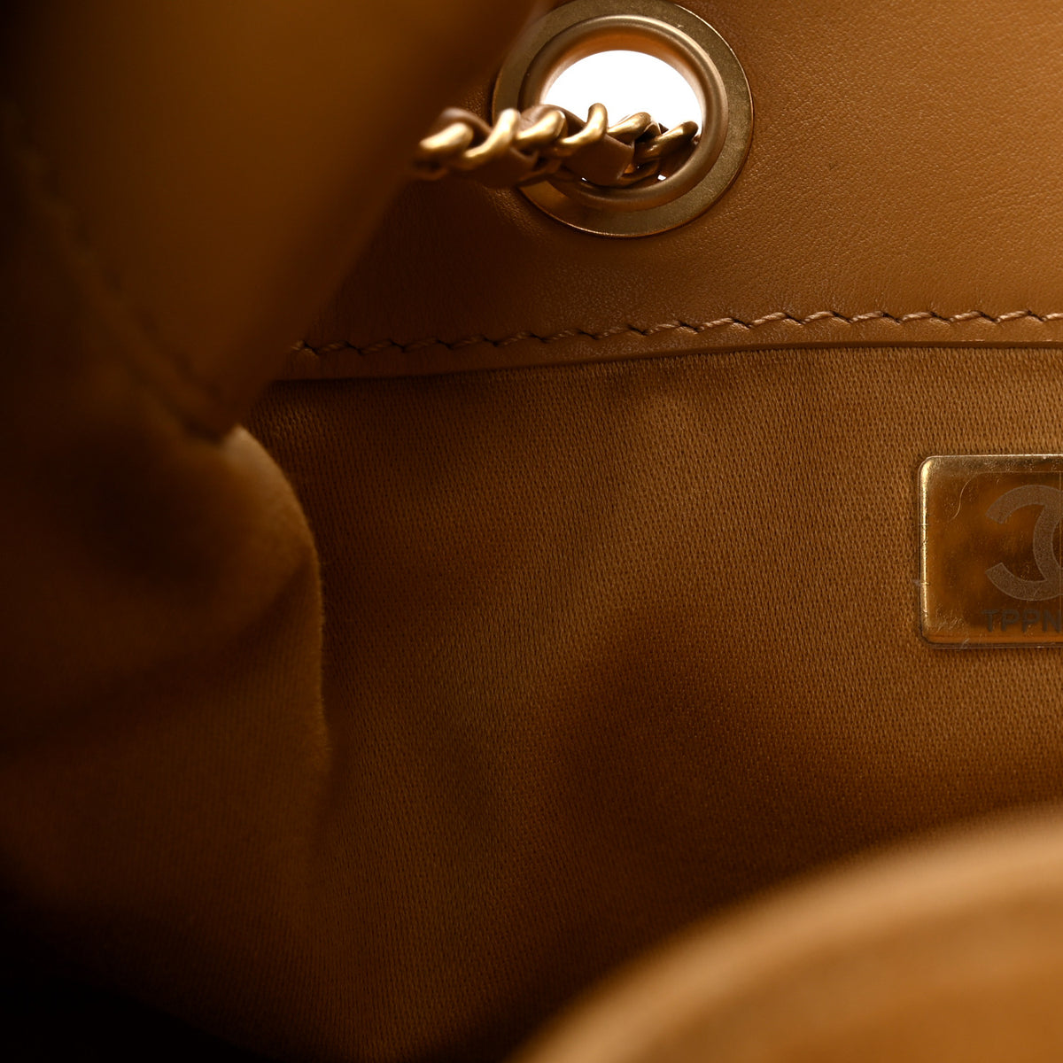Suede Quilted Small Chanel 25 Handbag Beige