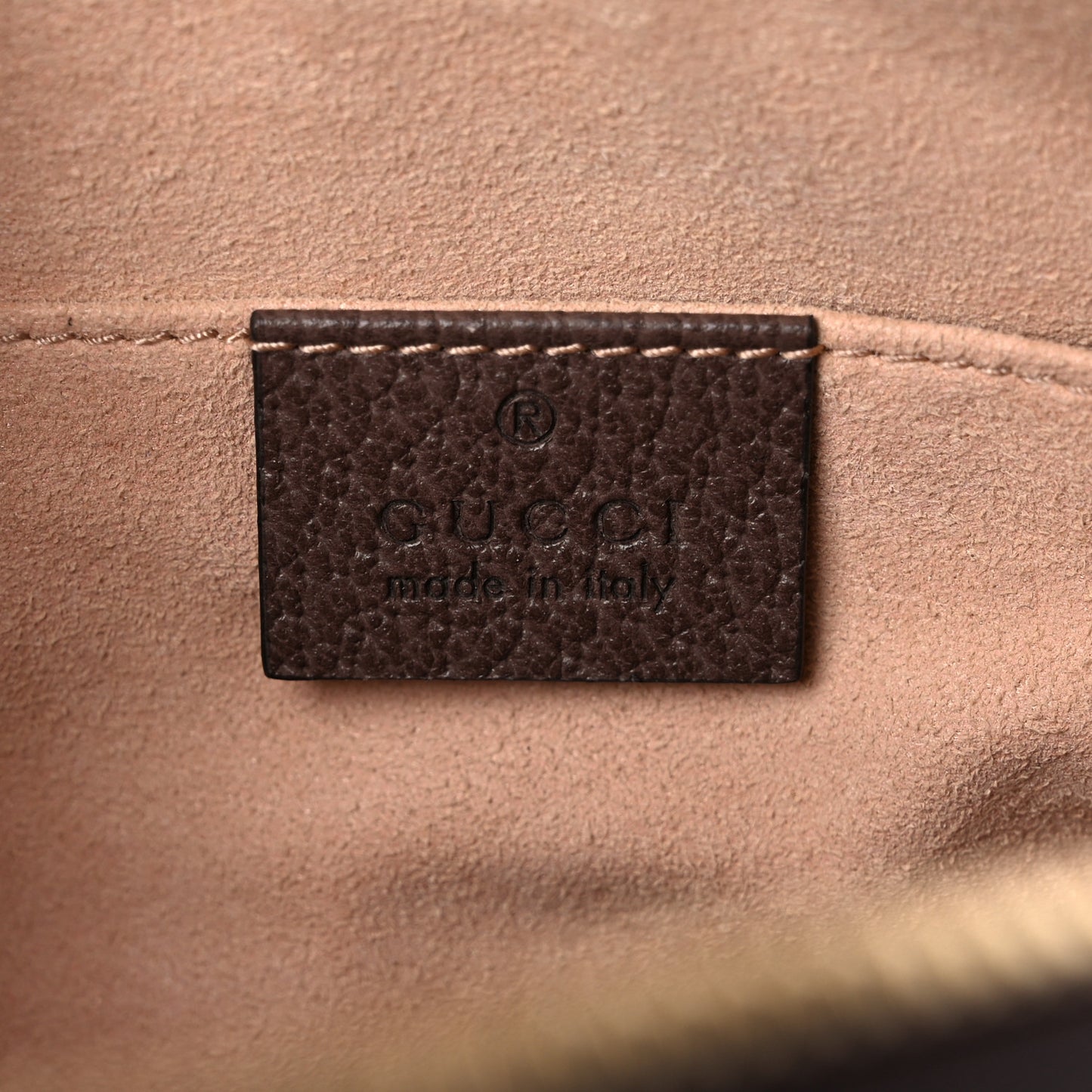 GG Supreme Monogram Web Small Ophidia Boston Bag Brown