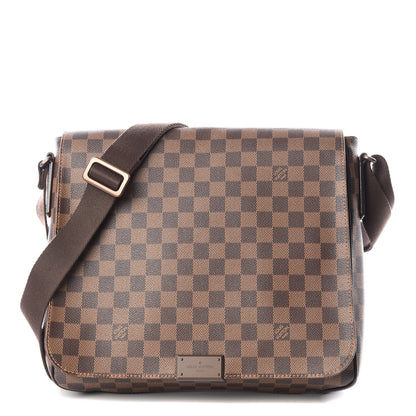 Louis Vuitton Damier Ebene District MM 1 of 9
