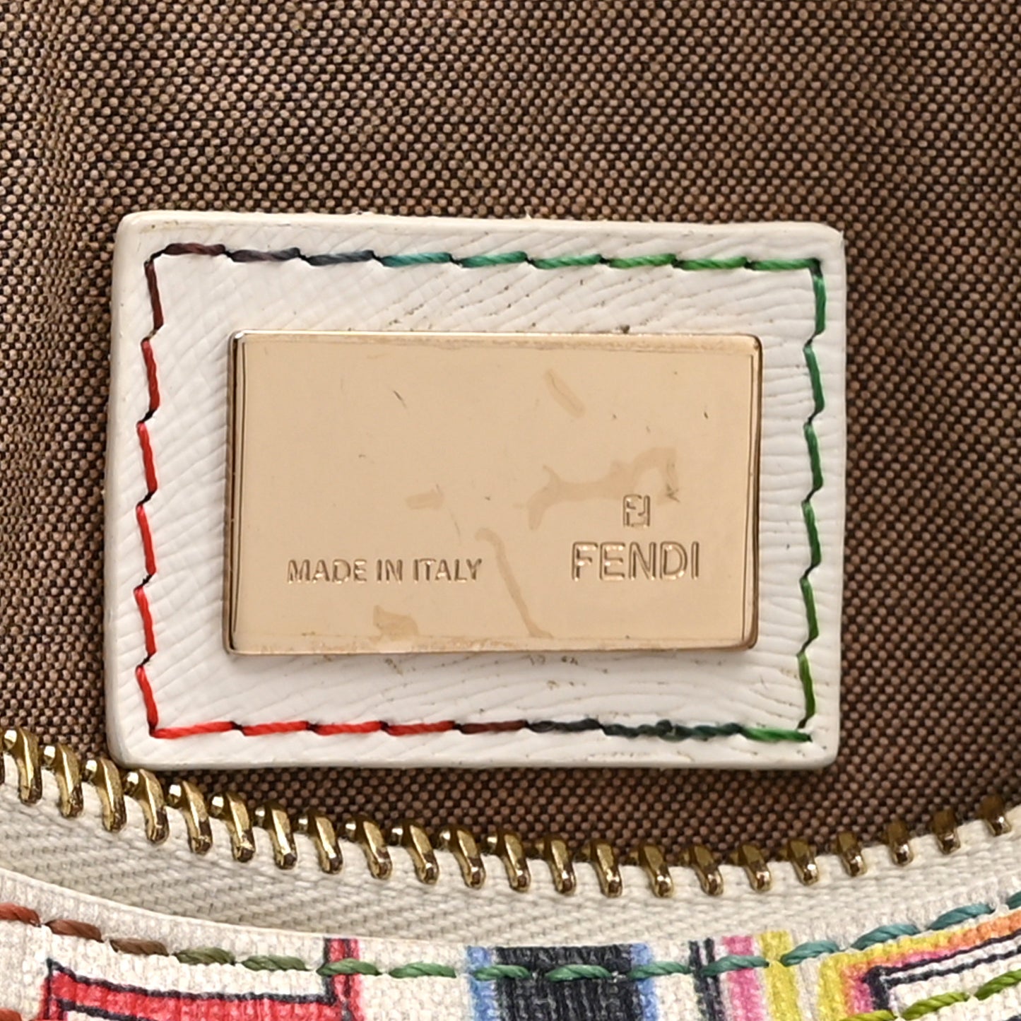 Zucca Spalmati FF Multicolor Pochette  White