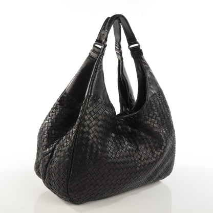 Bottega Veneta Nappa Intrecciato Large Campana Nero Black 3 of 9