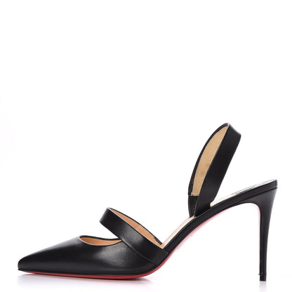 Christian Louboutin Nappa Actina 85 Pumps 39 Black 1 of 7
