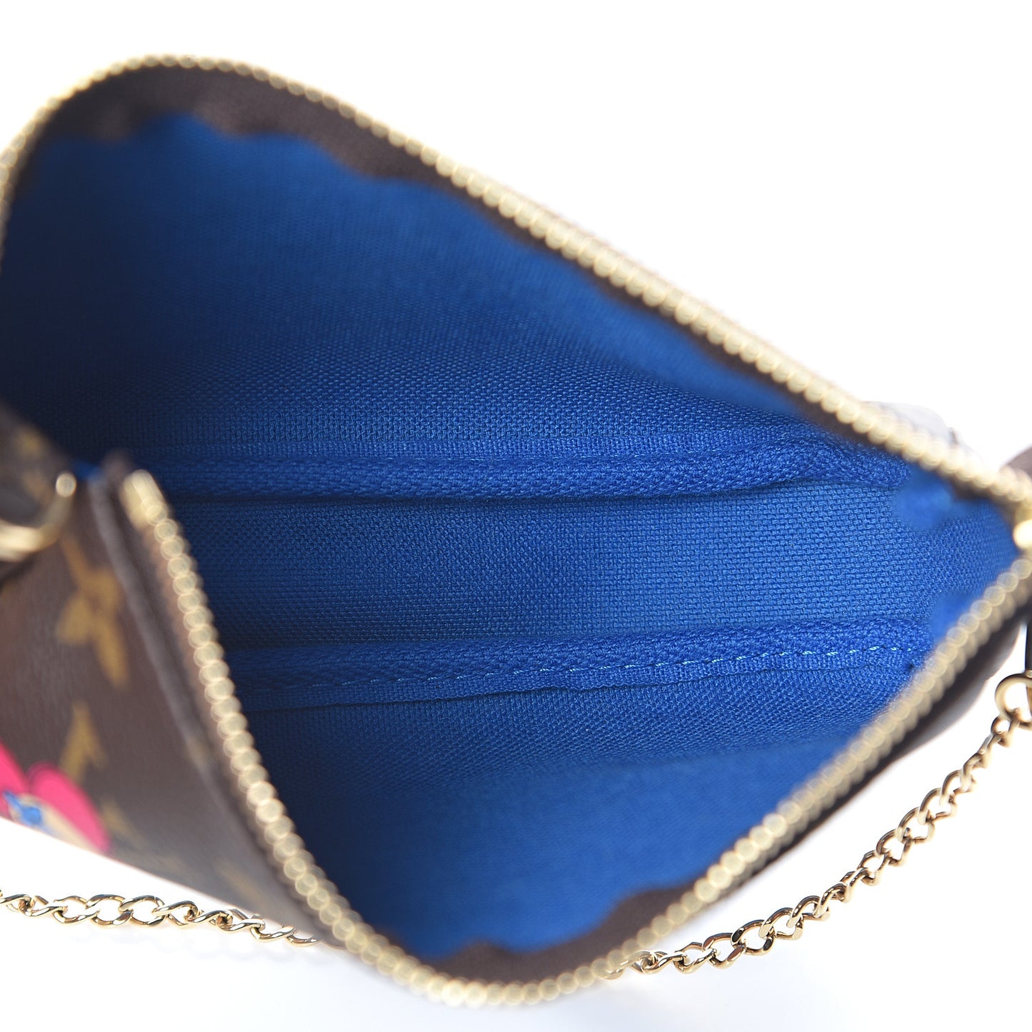 Monogram 2019 Christmas Animation Mini Venice Pochette Accessories Blue
