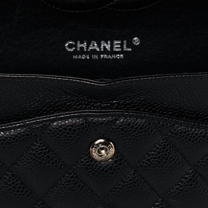 Chanel Caviar Quilted Medium Double Flap Black 13 of 14