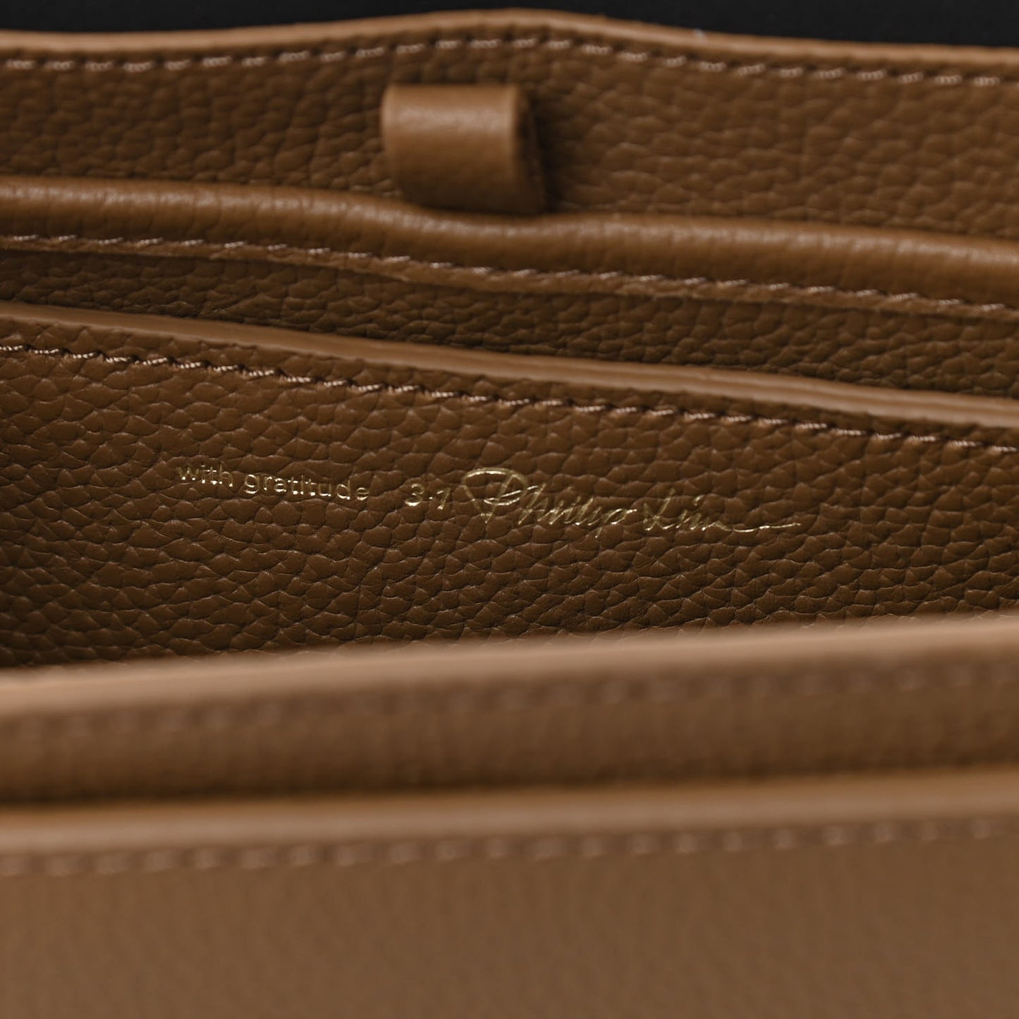 Calfskin Mini Pashli Saddle Belt Bag Brown