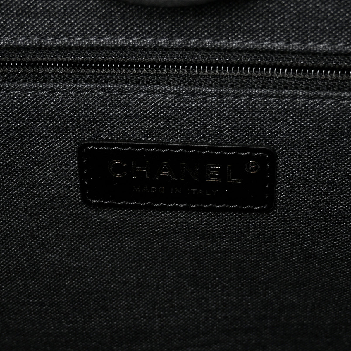 Chanel Calfskin Medium Deauville Tote Black 6 of 11