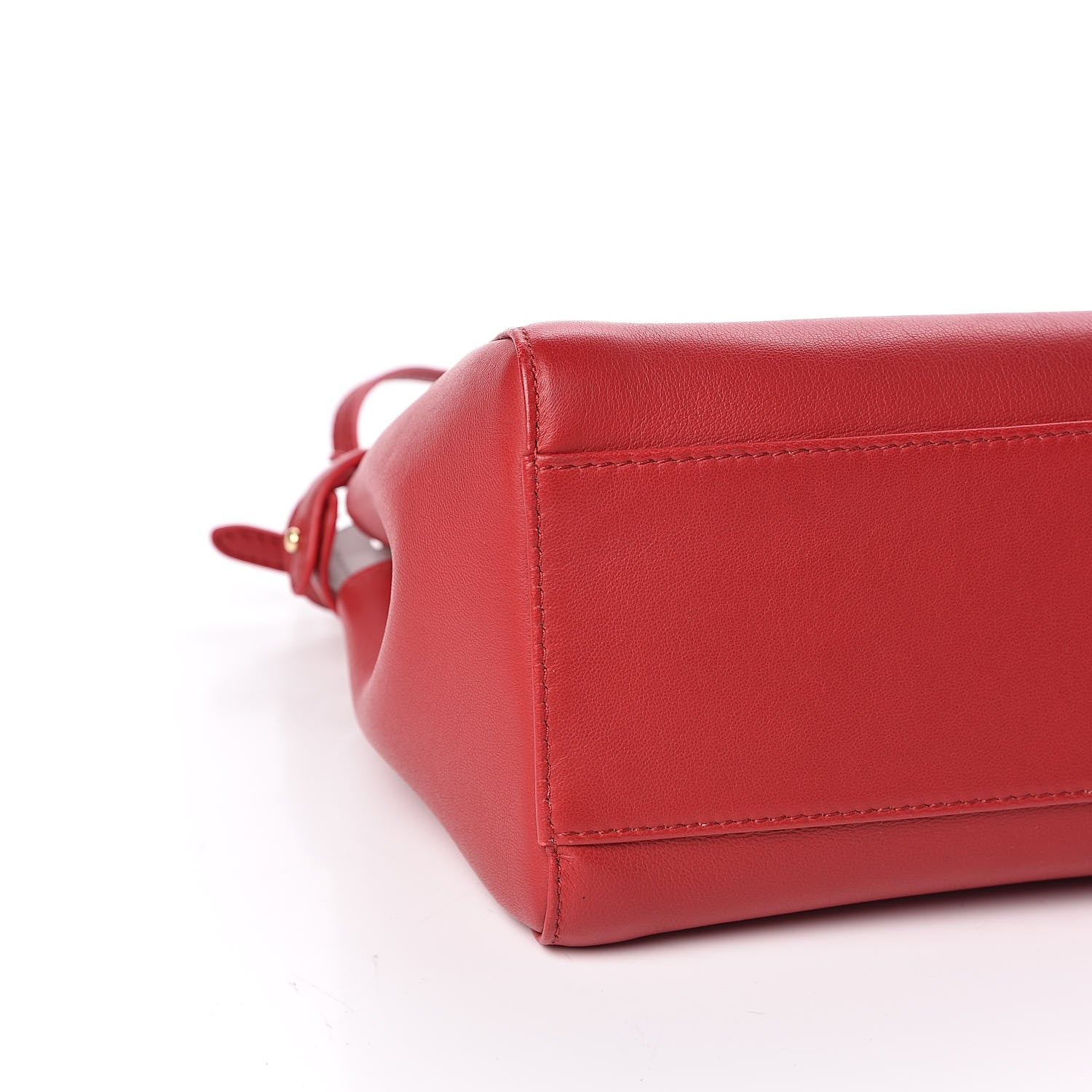 Fendi Nappa Mini Peekaboo Iconic Satchel Fragola 8 of 10
