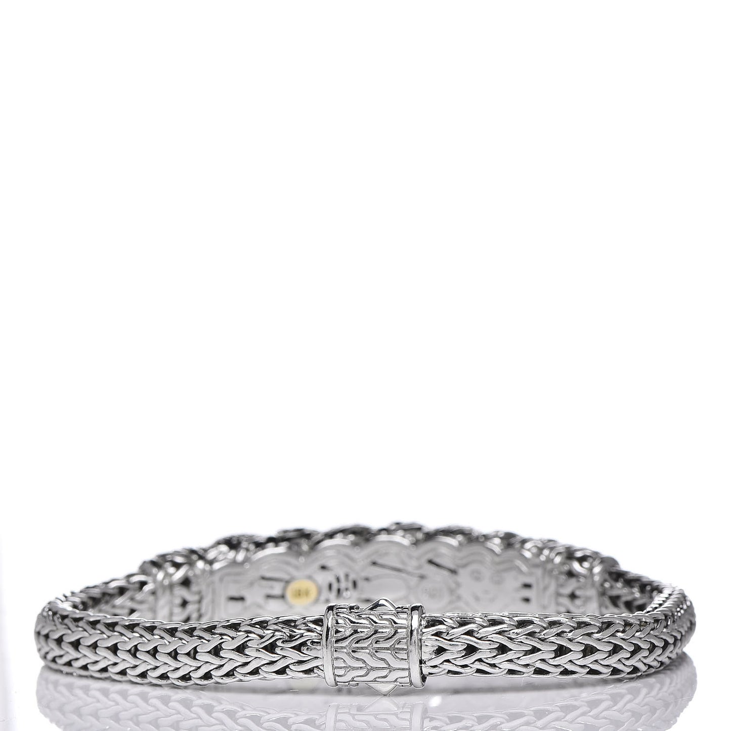 Sterling Silver Diamond Swirl Chain Bracelet