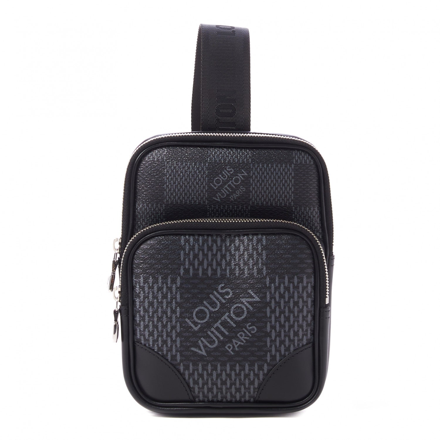 Louis Vuitton Damier Graphite 3D Amazone Sling Bag Black 1 of 9