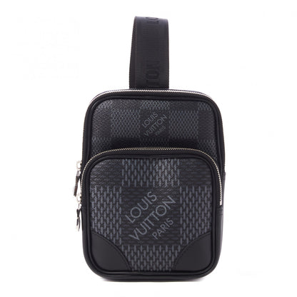 Louis Vuitton Damier Graphite 3D Amazone Sling Bag Black 1 of 9
