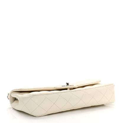 Chanel Caviar Quilted East West Flap White 4 of 18