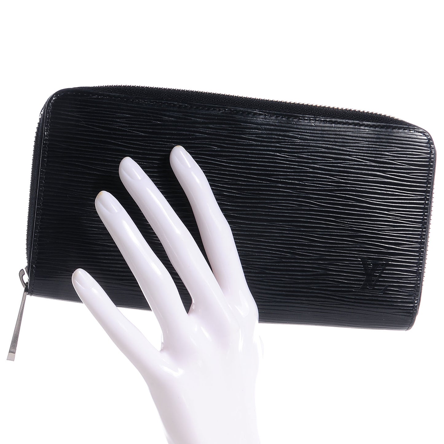 Epi Leather Zippy Wallet Black