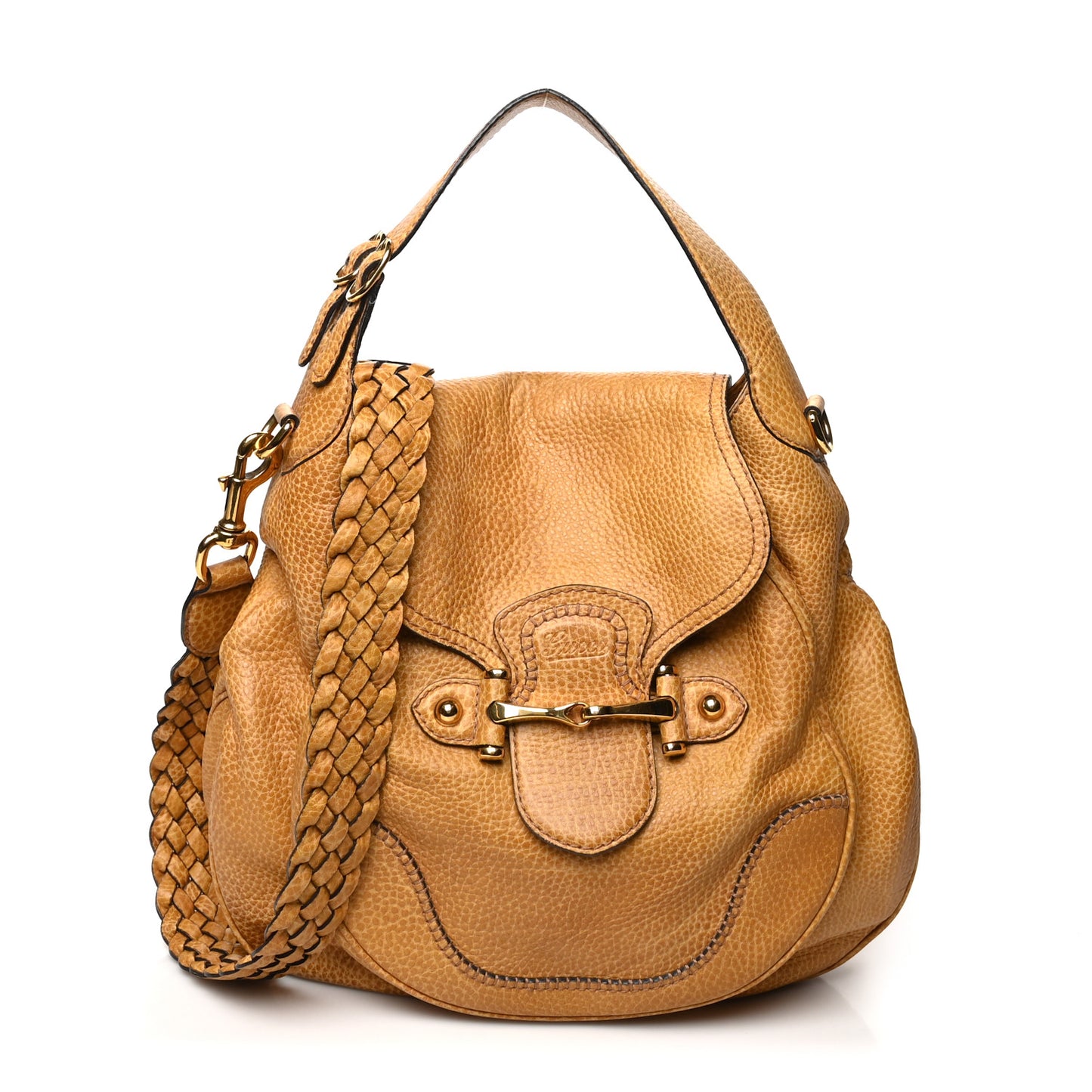 Libeccio Large New Pelham Shoulder Bag Light Brown