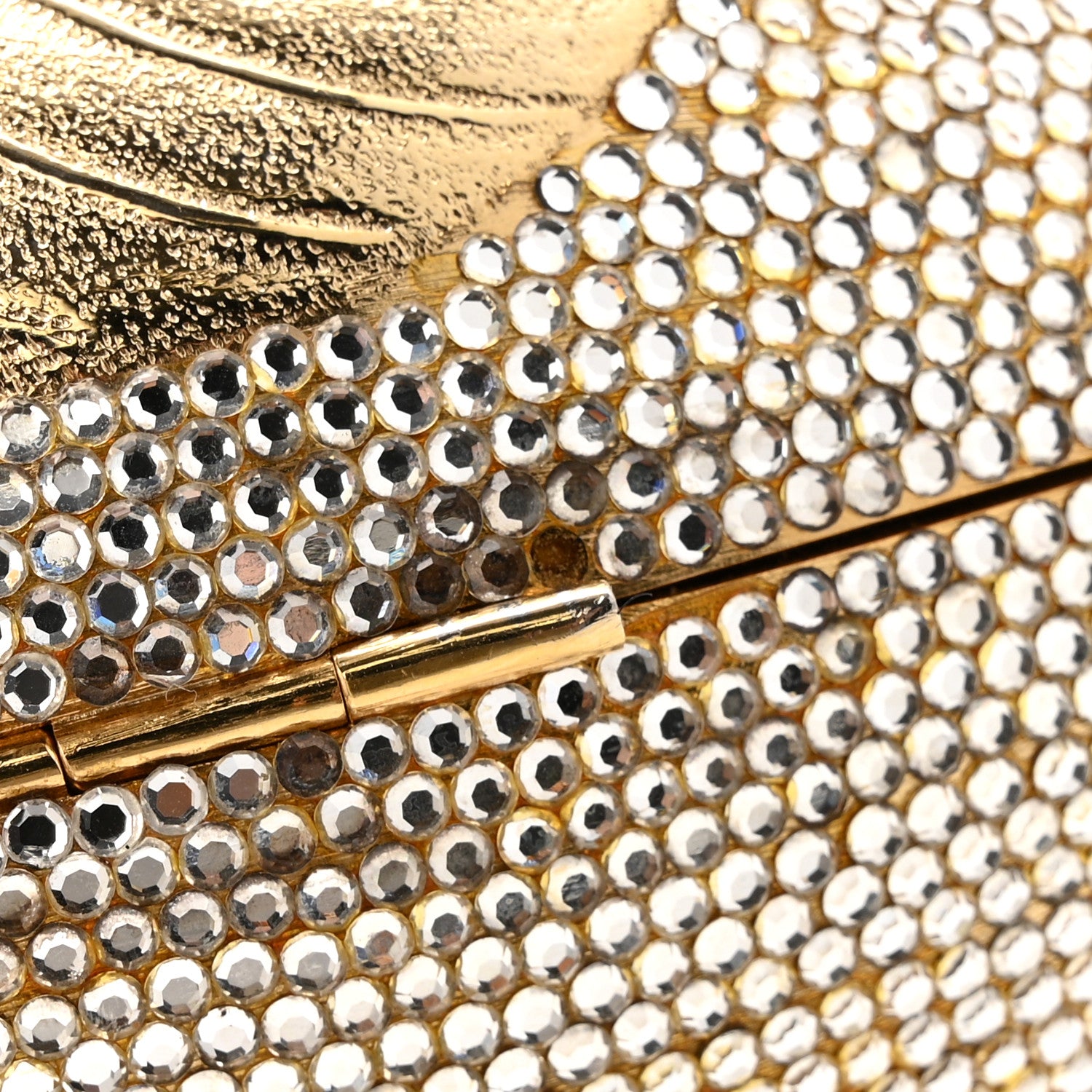 Judith Leiber Crystal Egg Minaudiere Clutch Gold 13 of 16