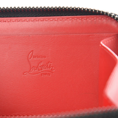 Christian Louboutin Calfskin Spiked Panettone Coin Purse Black 6 of 9