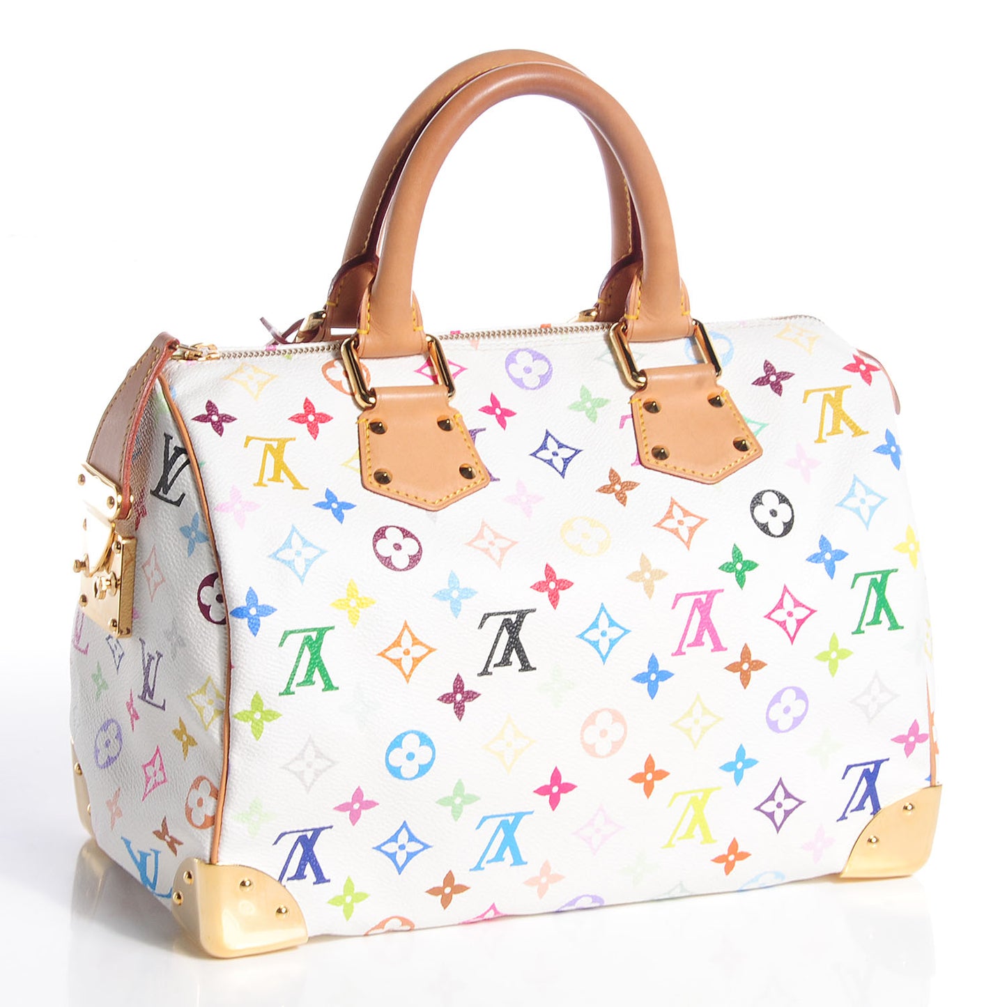 Monogram Multicolor Speedy 30 White