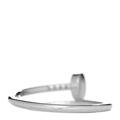 Cartier 18K White Gold Small Juste Un Clou Ring 57 8 3 of 5