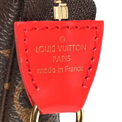 Louis Vuitton Monogram 2020 Christmas Animation Bumper Cars Mini Pochette Accessories Coquelicot 8 of 16