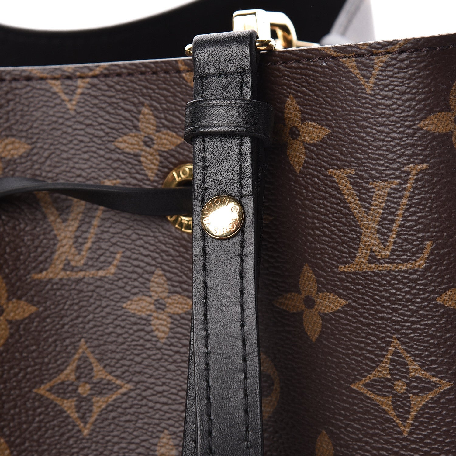 Louis Vuitton Monogram Neonoe MM Black 12 of 13