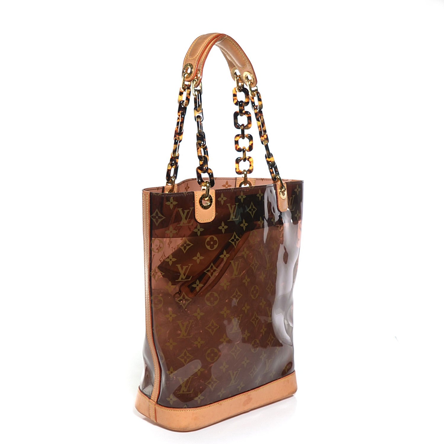 Louis Vuitton Vinyl Cabas Sac Ambre MM 3 of 11