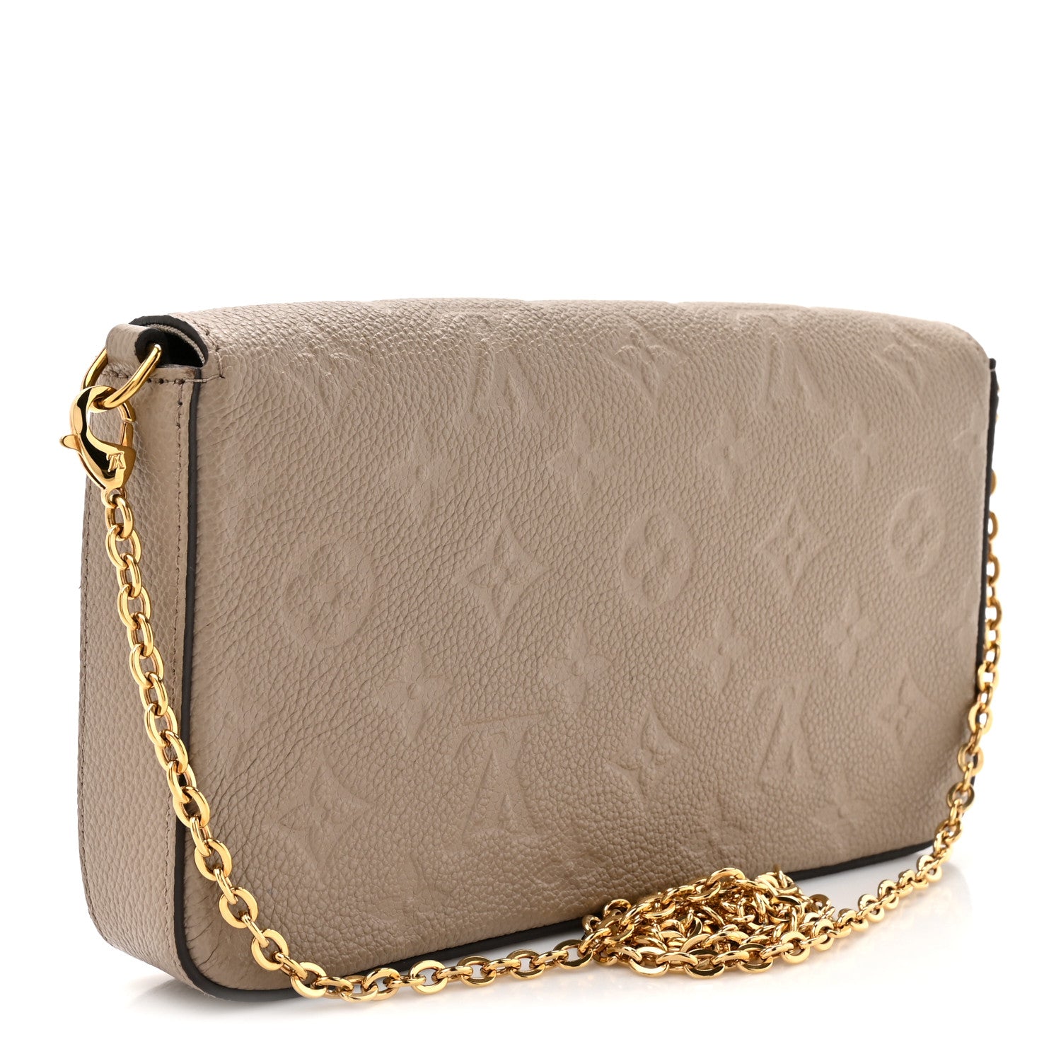 Louis Vuitton Empreinte Pochette Felicie Chain Wallet Tourterelle 4 of 11