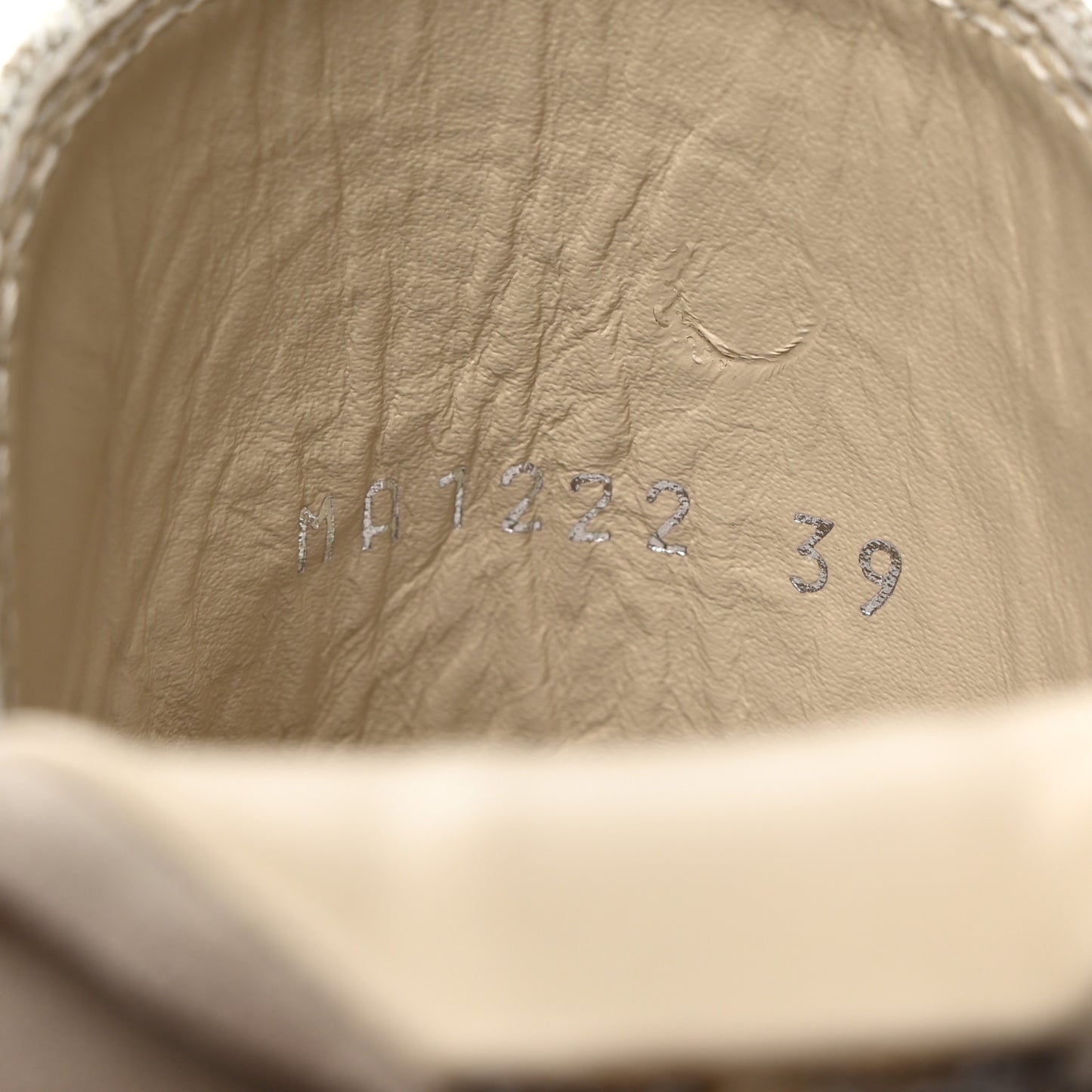 Suede Calfskin Monogram Laureate Platform Desert Boots 39 Taupe