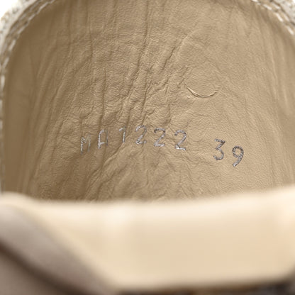 Louis Vuitton Suede Calfskin Monogram Laureate Platform Desert Boots 39 Taupe 6 of 8