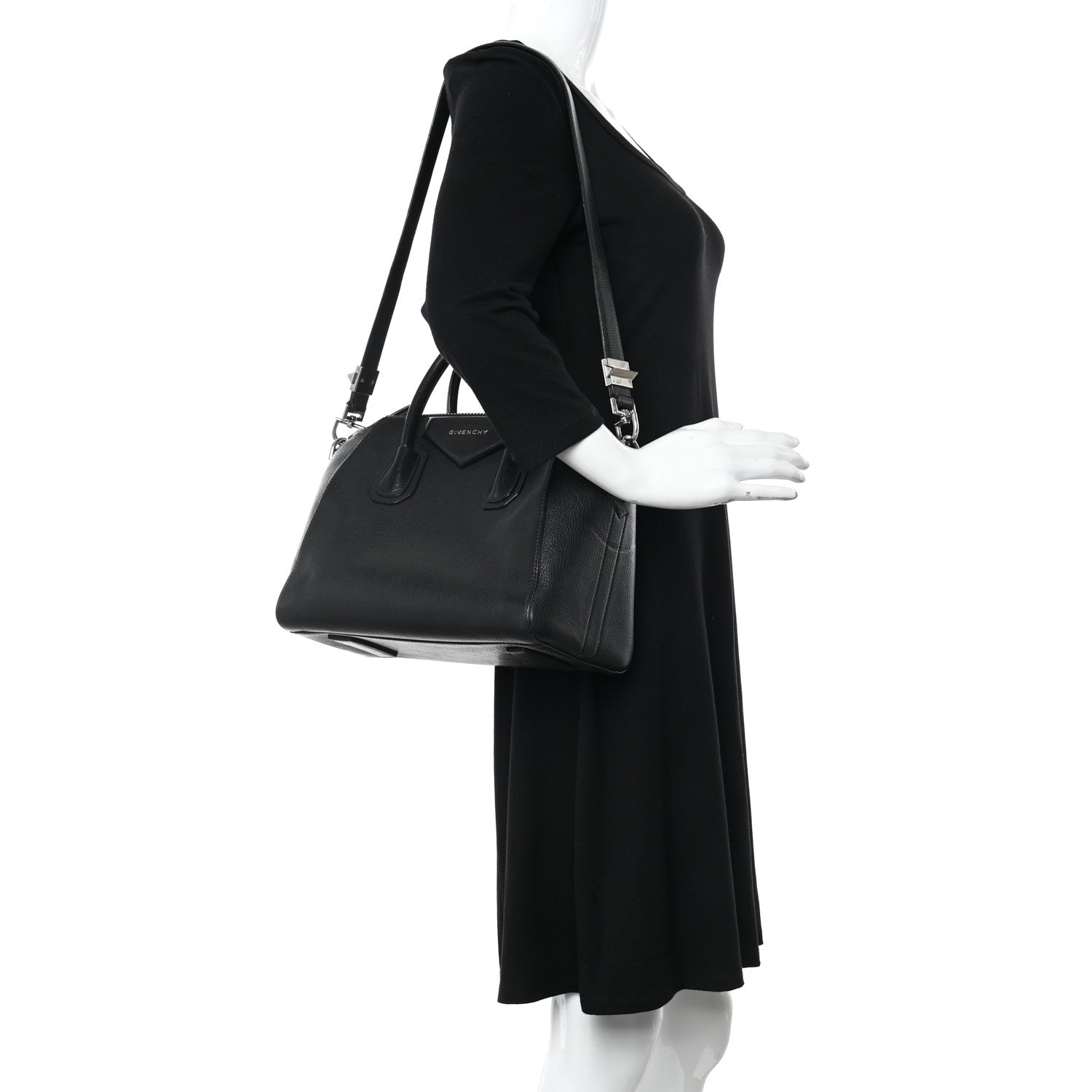 Givenchy Sugar Goatskin Small Antigona Black 2 of 10