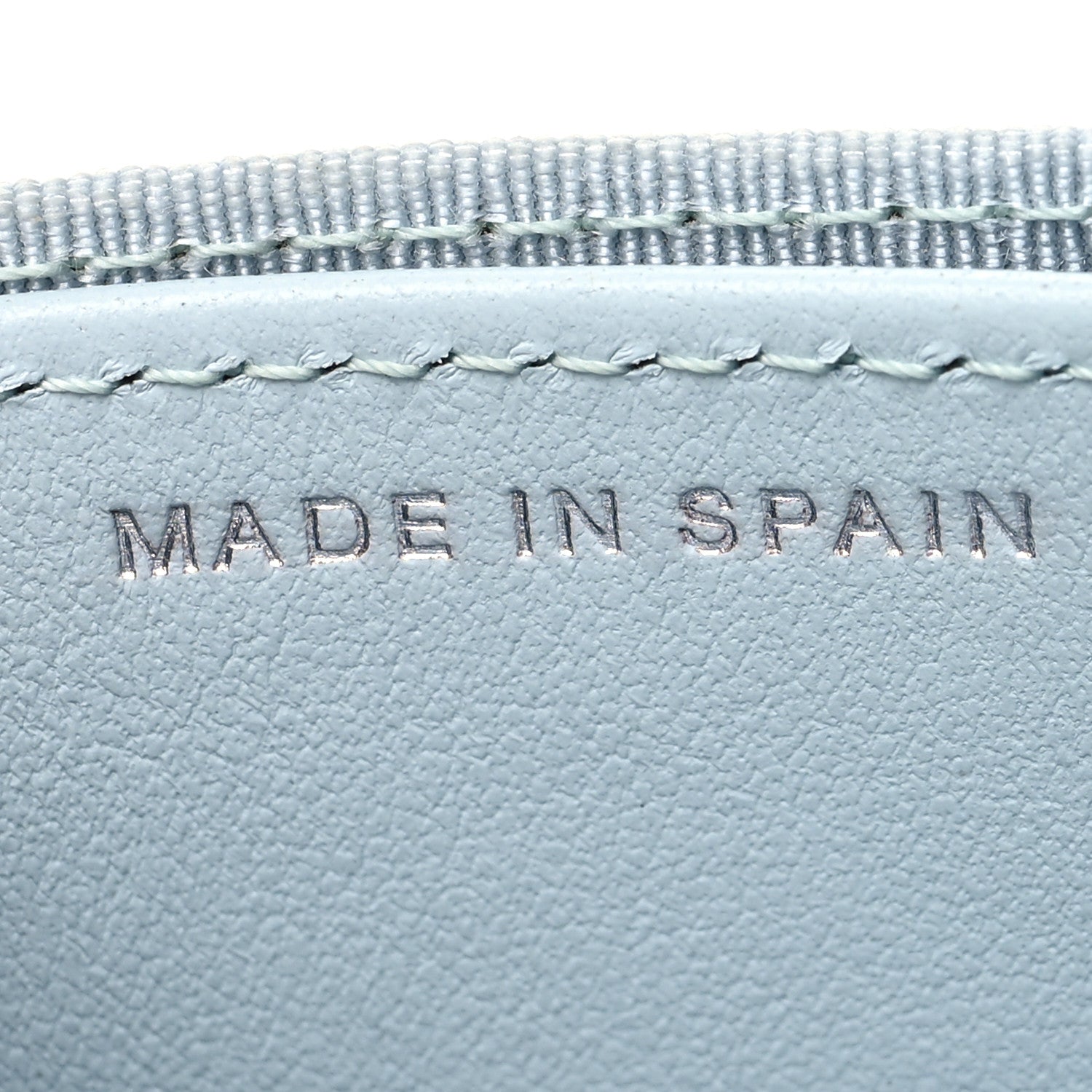 Chanel Caviar Quilted Flap Card Holder Wallet Light Blue 7 of 14