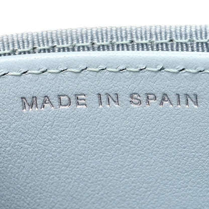 Chanel Caviar Quilted Flap Card Holder Wallet Light Blue 7 of 14