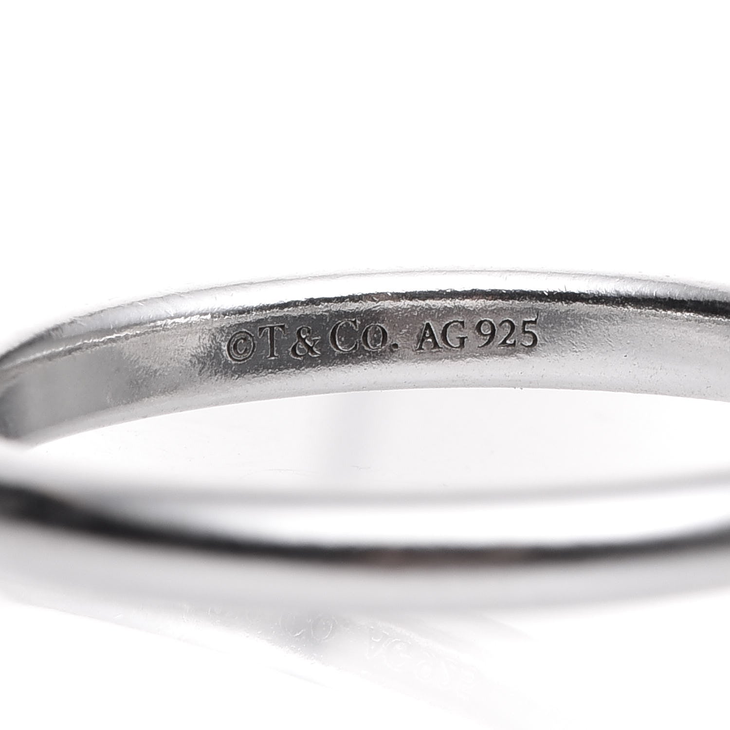 Tiffany Sterling Silver 12mm Ball Ring 57 8 5 of 5
