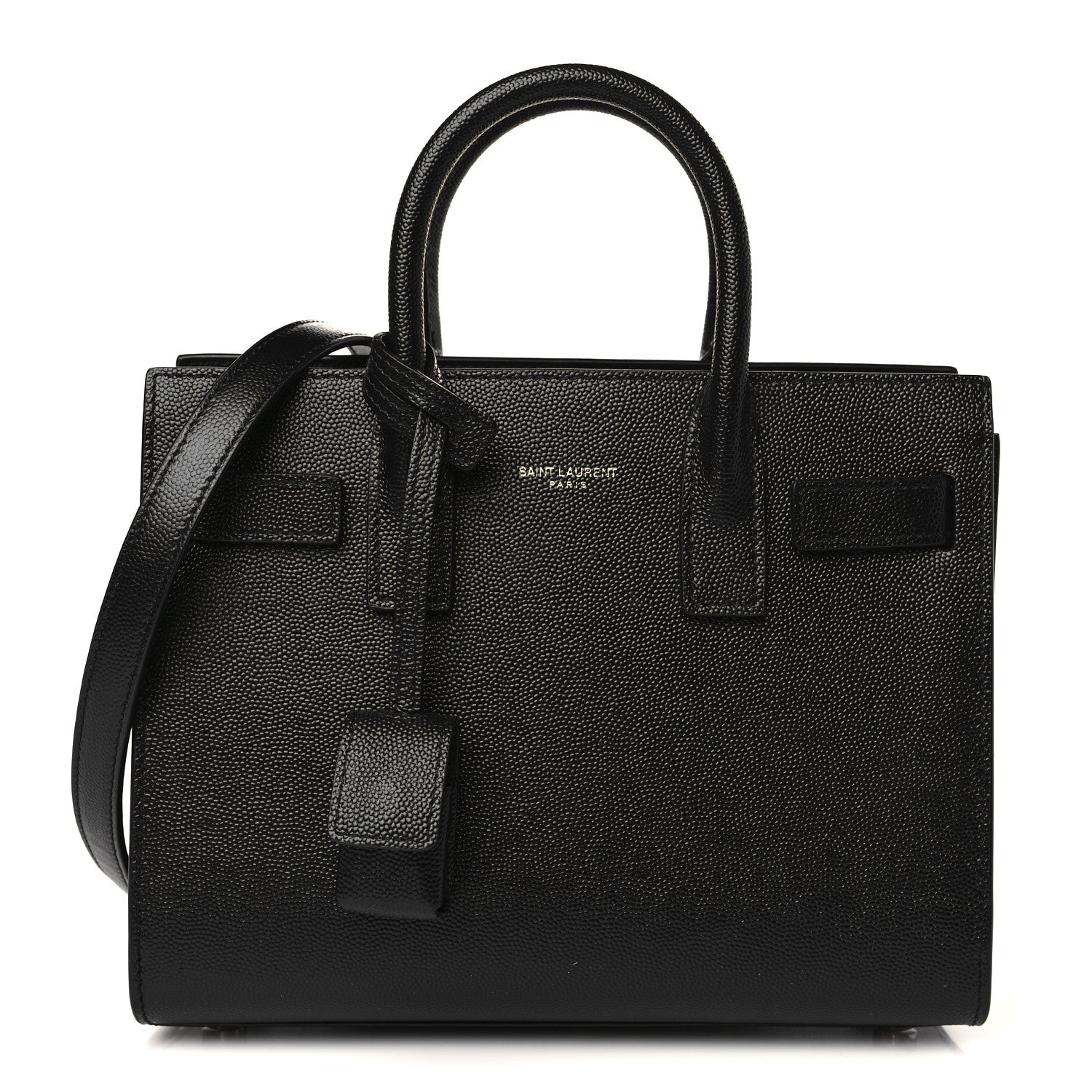 Saint Laurent Grain De Poudre Nano Sac De Jour Black 1 of 8