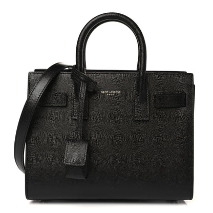 Saint Laurent Grain De Poudre Nano Sac De Jour Black 1 of 8