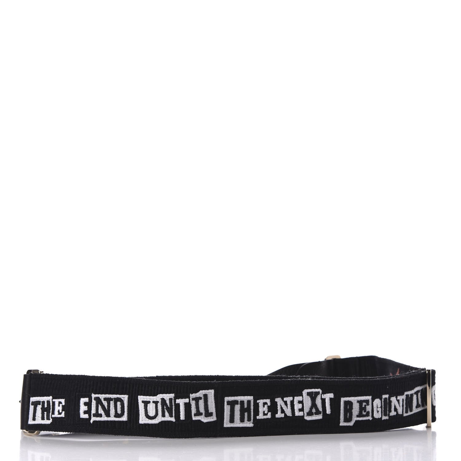 Valentino Garavani X JAMIE REID Canvas Embroidered Rockstud Guitar Strap Black 3 of 5