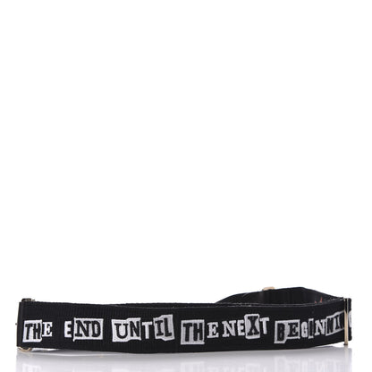 Valentino Garavani X JAMIE REID Canvas Embroidered Rockstud Guitar Strap Black 3 of 5