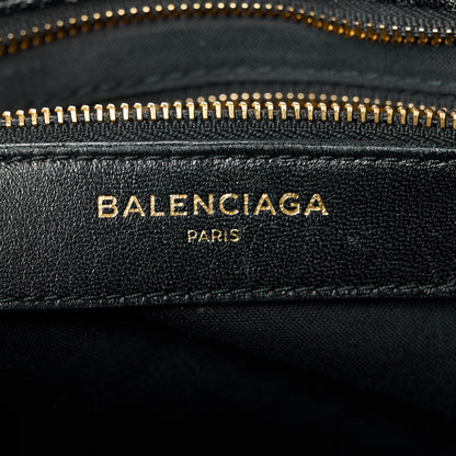 Balenciaga Chevre Gold Metallic Edge Hardware S City Black 7 of 13