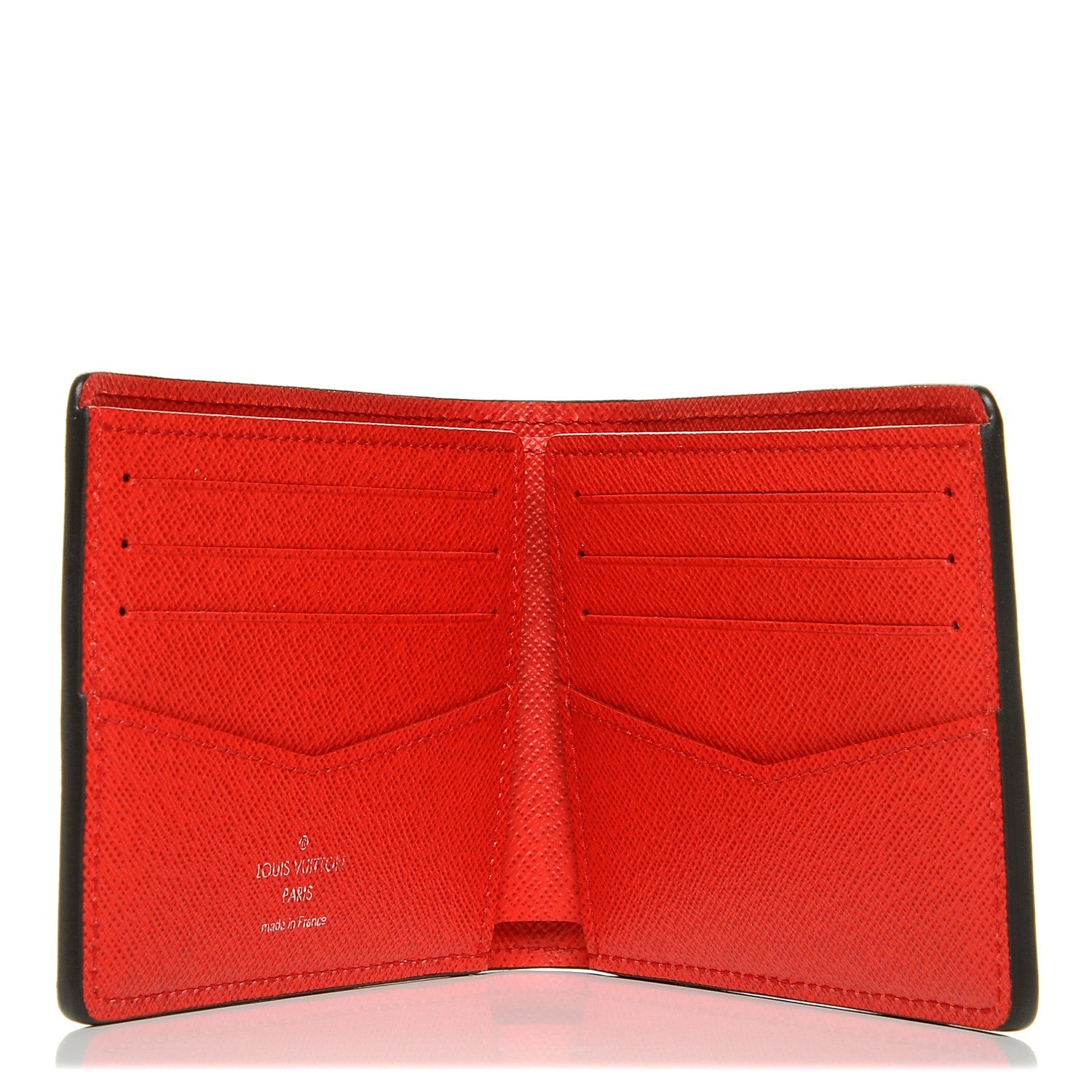 Louis Vuitton X SUPREME Epi Slender Wallet Red 5 of 8