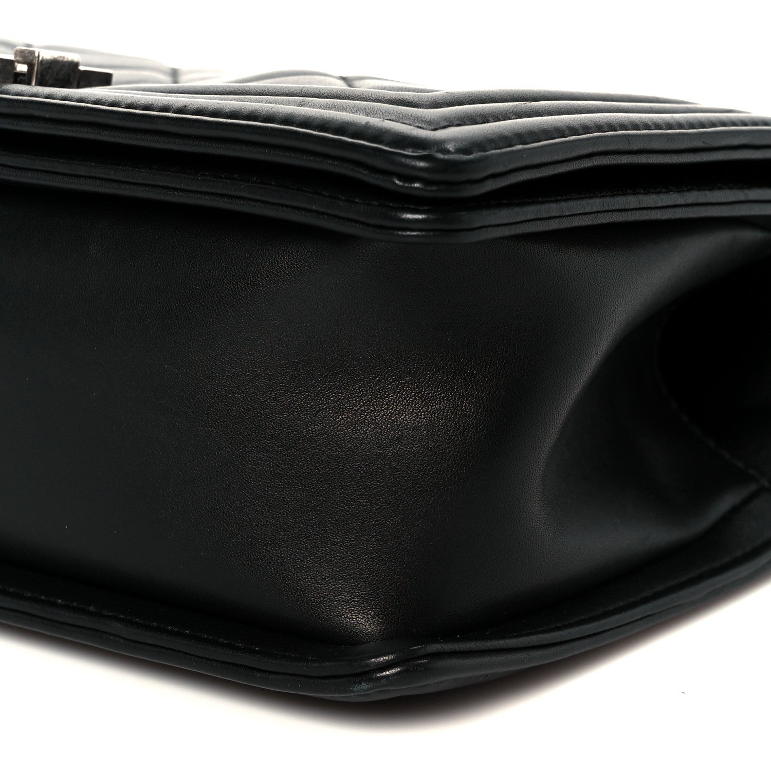 Chanel Calfskin Quilted Medium Boy Flap Black 10 of 11
