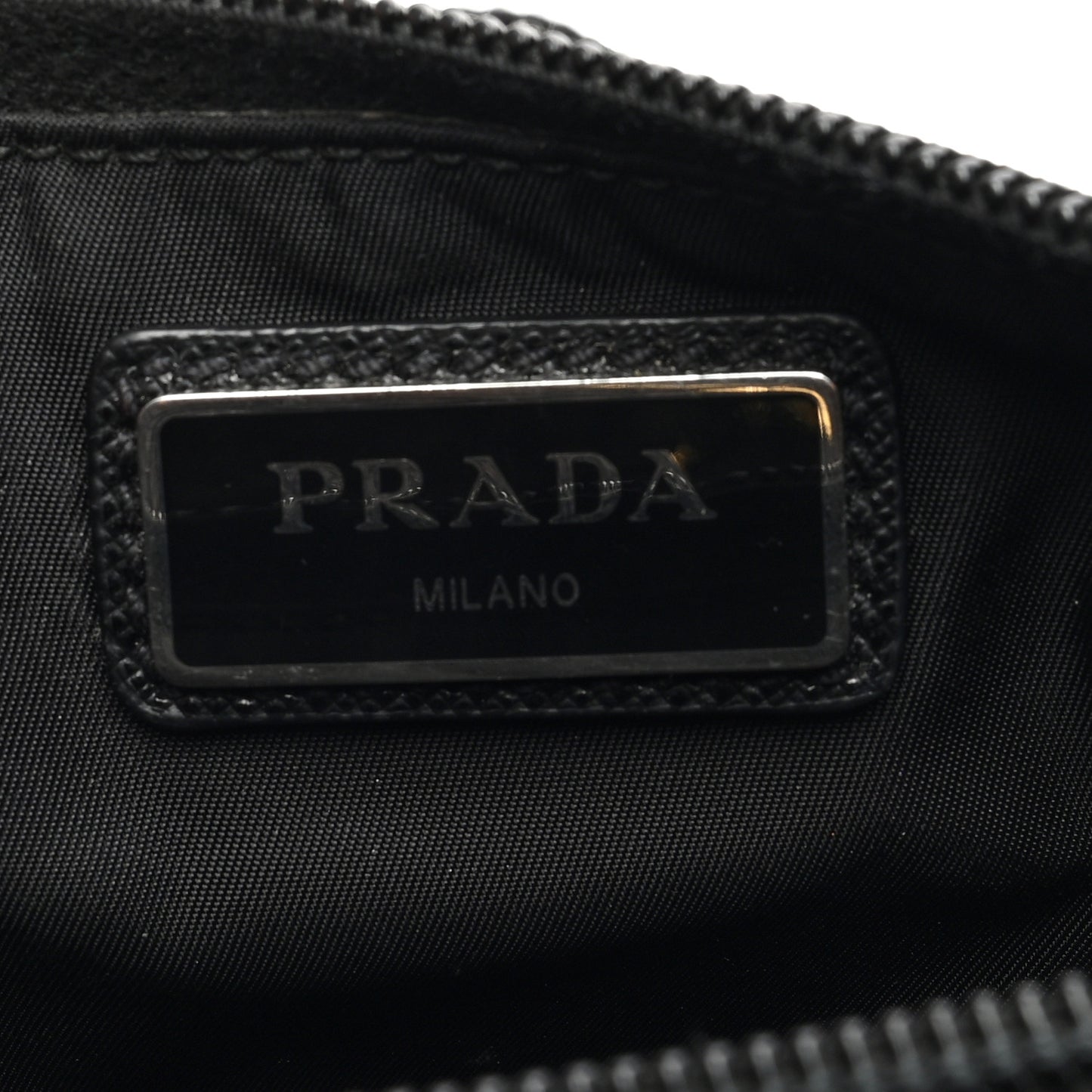 Re-Nylon Saffiano Belt Bag Black