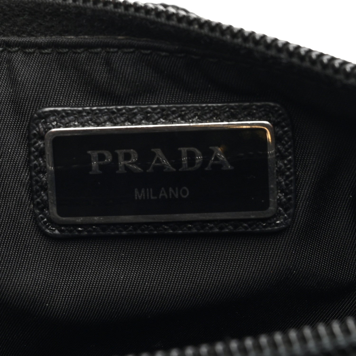Prada Re-Nylon Saffiano Belt Bag Black 7 of 9