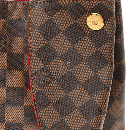 Louis Vuitton Damier Ebene Caissa Hobo Cherry 19 of 22
